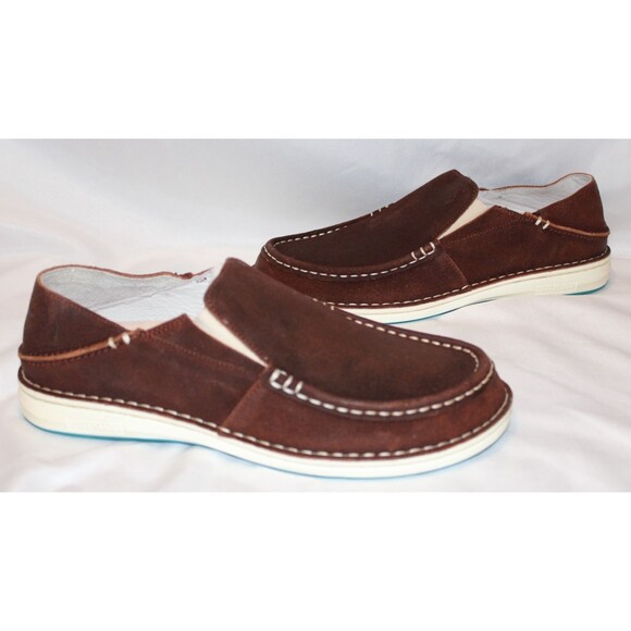 Birkenstock DUMA Mens Size EU 41 US M 8 W 1 Brown Leather Loafers Shoes Slip Ons main image 5